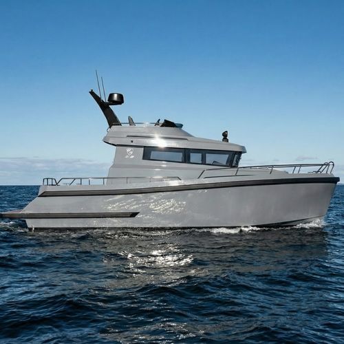 Lancha Express Cruiser com motor de centro - BY30 FLY - Brizo Yachts - bimotor / com flybridge / offshore