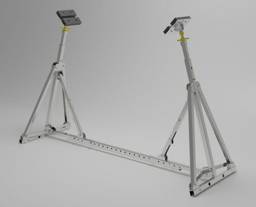 Berço de apoio para barco - G - CRADLE B - de 4 pontos de apoio / fixo / ajustável