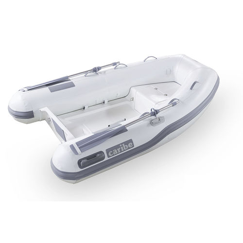 Barco inflável com motor de popa - C8X - Make Sense Marine Corp DBA Caribe Nautica - semirrígido / máx. 4 pessoas