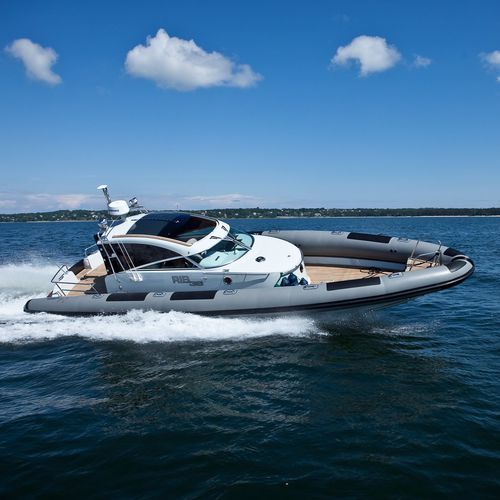 Barco inflável com motor de centro - RIB 36 EXPLORER - Ridas Yacht - semirrígido / com cockpit fechado / com cabine