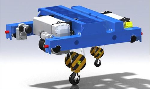 Talha com cabo - Trolley - Henan Weihua Heavy Machinery Co., LTD - elétrica / compacta / com dois trilhos