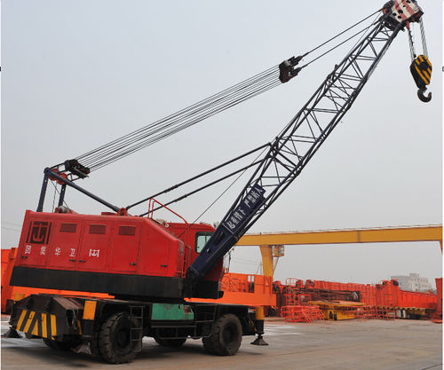 Guindaste portuário - Henan Weihua Heavy Machinery Co., LTD - tipo pórtico / de esteiras / de rodas
