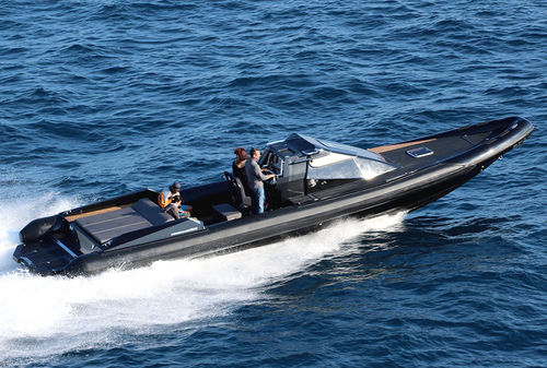 Barco inflável com motor de popa - 41 T - Marvel - com motor de centro / a diesel / bimotor