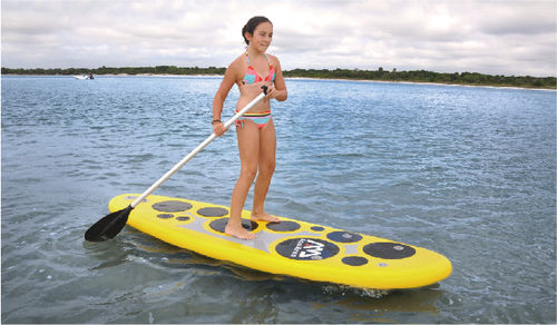 Prancha de SUP Allround - Vibrant - aquamarina - para iniciante / infantil