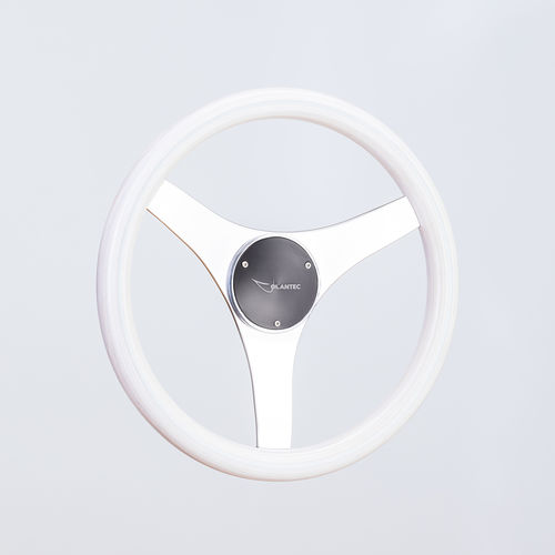 Volante para barco a motor em alumínio - SW0045 pol/mah-white - Volantec OOD - em mogno / de regata / design