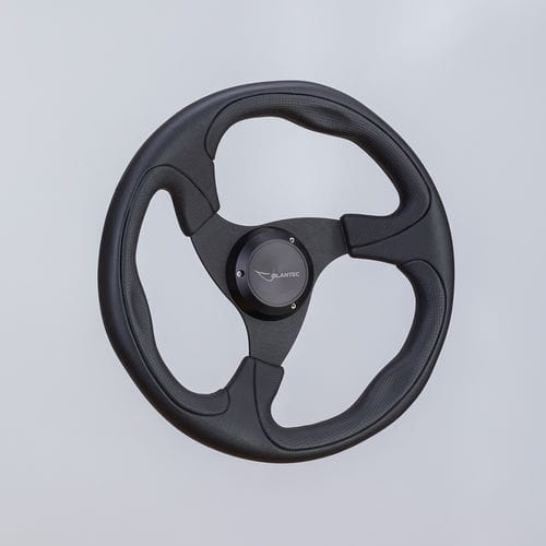 Volante para barco a motor revestido de poliuretano - SW0078 blk - Volantec OOD - em alumínio / de regata / design