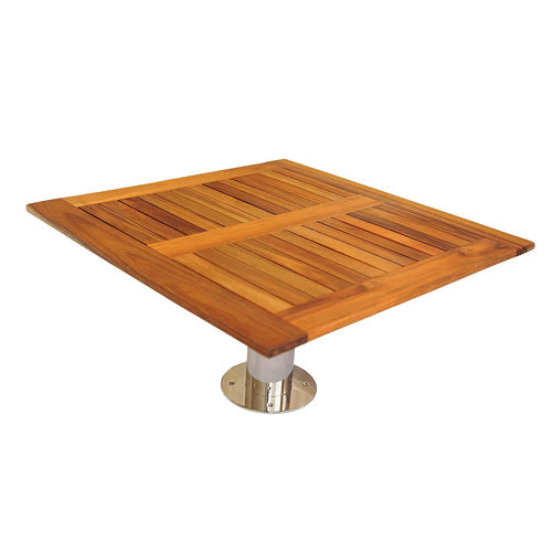 Mesa para barco - Terra - Mia Marin - dobrável / ajustável / em teca