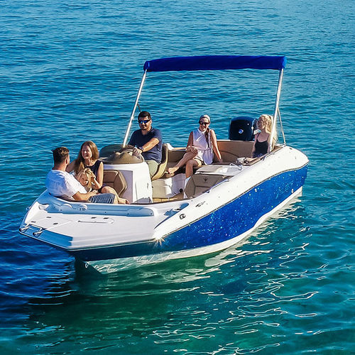 Deck-boat com motor de popa - SEA MAX 620 - Alesta Marine - open / com console lateral / máx. 10 pessoas