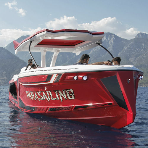 Barco profissional lancha de parasail - RAPTOR - Alesta Marine - com motor de centro