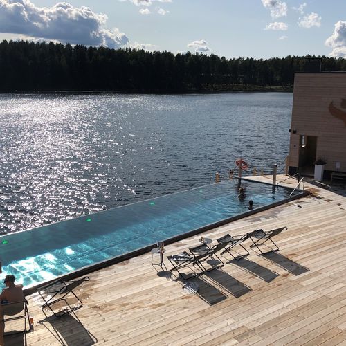 Piscina flutuante - Stainless Steel - BLUET FLOATING SOLUTIONS