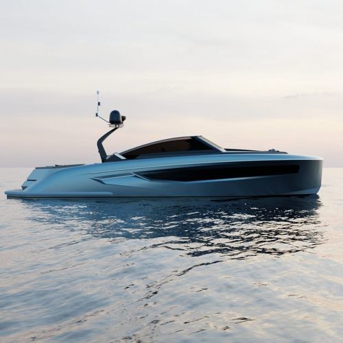 Lancha Express Cruiser com motor de centro - Exquise 44 - Trimm Design BV - open / com console dupla / rápida