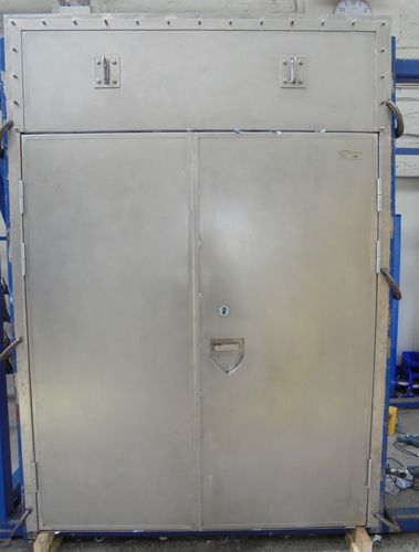 Porta para navio - MML Marine Ltd - Classe A-60 / dupla / em aço inoxidável