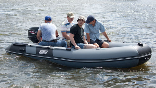Barco inflável com motor de popa - RIB 400 - Vector Inflatables - de casco rígido (RIB) / esportivo / de mergulho