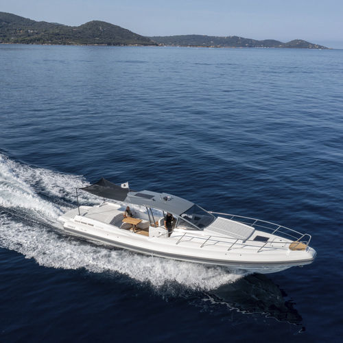 Barco inflável com motor de centro - MAIO 1400 - Fanale Marine - bimotor / semirrígido / open