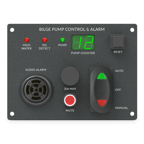 Painel de comando para barco - BG-CP - Blue Guard Innovations - para bomba / com alarme