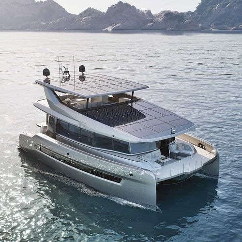 Iate a motor elétrico - Soel Senses 62 - SOEL YACHTS B.V. - catamarã / de cruzeiro / com flybridge
