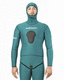 roupa completa de neoprene de mergulho / de mangas longas / de duas peças / 5 mm