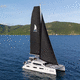 iate à vela catamarã / de cruzeiro / de charter / 6 cabines