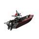 barco profissional barco de trabalho / com motor de popa / em PEHD / com casco rígido