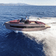 lancha Express Cruiser com motor de centro / bimotor / open / com console dupla