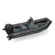 barco inflável com motor de popa / semirrígido / com console central / open