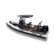 barco inflável com motor de popa / semirrígido / open / com console central