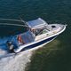 lancha walkaround com motor de popa / bimotor / com console dupla / de pesca esportiva