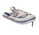 barco inflável com motor de popa / dobrável / open / para pesca
