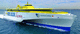 ferry para transporte de veículos Ro-Pax / trimarã / de alta velocidade