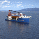 navio de apoio offshore de transporte de carga pesada / grua