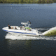 deck-boat com motor de centro / open / bowrider / com console lateral