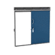 porta para navio / de correr / Classe B-15 / em aço