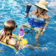 equipamento de diversão aquática sela flutuante