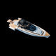 iate a motor de cruzeiro / open / com deck duplo / IPS POD